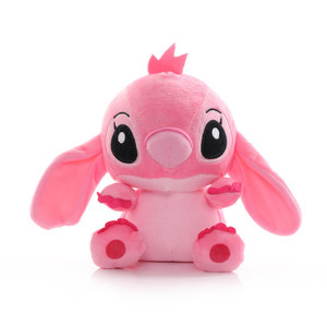 Peluche Anime Cartoon Stitch Transfrontaliero, Bambola Angel di <span class=keywords><strong>Lilo</strong></span> & Stitch, Ciondolo per Claw Machine, Imbottitura in Cotone PP - Product Image 4