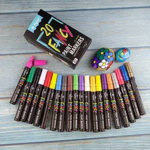 Marqueurs de peinture 20 couleurs promotionnels art Poster Color Marker Pen