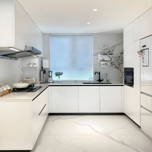 Service de personnalisation de toute la maison, cuisine moderne en aggloméré, mobilier de cuisine minimaliste de luxe pour villa - Product Image 1