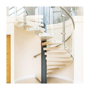 <span class=keywords><strong>Escalier</strong></span> en bois de chêne sur mesure, <span class=keywords><strong>escalier</strong></span> en spirale hélicoïdal en métal - Product Image 4