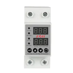 ZOII-Protector de voltaje ajustable automático, dispositivo Protector de potencia eléctrica de alta calidad, 220V, 40A, 63A