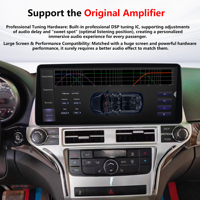 Penhui para Jeep Grand Cherokee 2008-2013, Reproductor de Radio para Auto Android 14 con Sonido Cristalino de 16+512 GB, Pantalla de 12.3 Pulgadas, DSP Multimedia