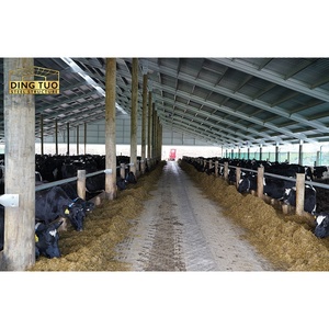 Capannone Agricolo Moderno in Acciaio Pesante con Struttura Saldata a Grande Campata <span class=keywords><strong>per</strong></span> Allevamento di Bovini, Capre e Ovini - Design Gratuito - Product Image 2