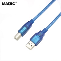 Câble de scanner d'imprimante USB haute vitesse a mâle vers USB B 2.0 câble d'imprimante USB 2.0 pour HP Canon et Epson
