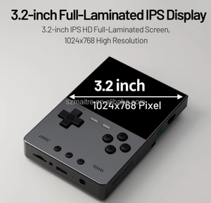 Trimui Brick Hammer Reproductor de juegos <span class=keywords><strong>retro</strong></span> portátil Pantalla de 3,2 pulgadas Linux 64GB Allwinner A133P Consola de juegos WiFi 3000mAh Caja de metal - Product Image 6