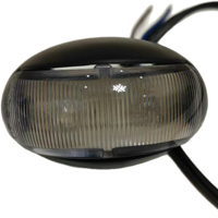 12V 2 LED Warnleuchten Positionsleuchten LKW-Seitenleuchten Markierungsleuchten LKW-Seitenleuchten Modifizierte Universelle Autoleuchten