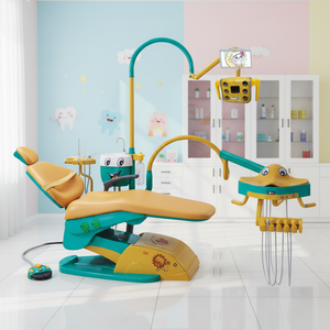 Silla Dental <span class=keywords><strong>El</strong></span>éctrica Pediátrica para Niños con Reproductor de Películas Animadas, Resistente, para Clínica Dental y Hospital Dental - Product Image 3