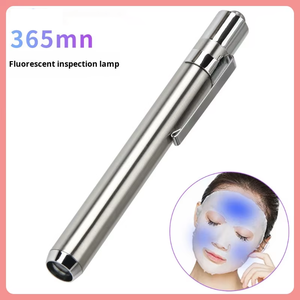 UV 365nm Schwarzlicht-Detektionslampe USB-Aufladbare LED Tragbare Banknoten-Authentifizierungs-Inspektionslampe mit Clip - Product Image 6