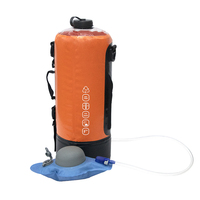 YTUTY sac de douche solaire en PVC pliant personnalisé pour Camping en plein air randonnée escalade plage Trips-5L capacités 10L 15L