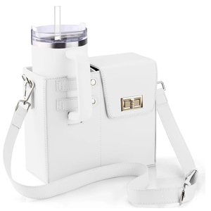 Sac bandoulière polyvalent pour bouteille, sac de rangement portable pour gourde avec porte-bouteille pour l'extérieur - Product Image 4
