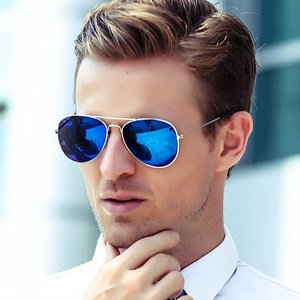Occhiali da Sole Economici a Specchio per Donna/Uomo, Marca di Lusso, Montatura in Metallo, Stile Vintage per Guida e Attività all'Aperto - Product Image 2