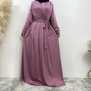 6421 # <span class=keywords><strong>abito</strong></span> di moda per le donne Muslimah modesto abbigliamento quotidiano morbido Jersey plissettato <span class=keywords><strong>abito</strong></span> <span class=keywords><strong>lungo</strong></span> donna abbigliamento all'ingrosso - Product Image 5