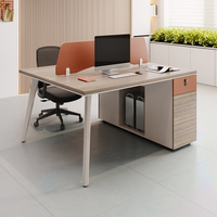 Bureau de travail moderne en panneaux de bois de qualité supérieure avec rangement secret, prises de charge, design convertible et modulaire