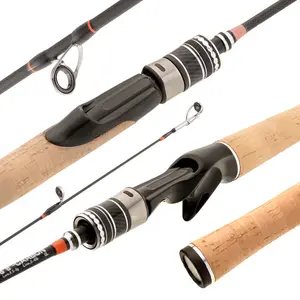 Canna da pesca da viaggio ultraleggera in carbonio Jetshark 1.4 m 1.68 m 1.8m Spinning & Casting canna da pesca in acqua salata ad azione rapida vuota