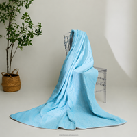 Couette Rafraîchissante Réversible Couverture Rafraîchissante Couleur Unie Grande Taille Housse de Lit d'Été Premium Séchage Rapide Vente en Gros B2B