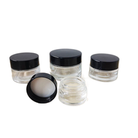 Botol Kaca Konsentrat Bening Ukuran Khusus 5ml 10ml 20ml, Wadah Krim Wajah Perawatan Kulit Kecil Anti Bocor Untuk Anak Dengan Tutup