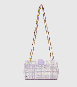 Sac à bandoulière en tissu fleuri personnalisé pour femmes, sac à chaîne tendance pour femmes, sac bandoulière - Product Image 4