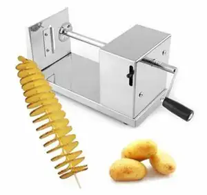 Rau Nhà Nấu Ăn Chất Lượng Cao Hướng Dẫn Sử Dụng Chuỗi Khoai Tây Chiên & Xoắn Ốc Peeler Và Cutter