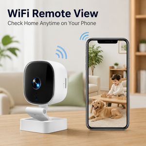 Sistema de Cámara de Seguridad Inteligente para Interiores 1080P, 360 Grados, Wifi, Inalámbrica, Panorámica/Inclinación, Imagen CMOS, Cámara Web de Escritorio - Product Image 1