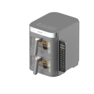 Freidora de Aire Digital Inteligente de Nuevo Diseño, 6L+6L, <span class=keywords><strong>Doble</strong></span> Capa, Electrodoméstico de Cocina Saludable - Product Image 2