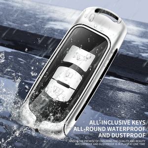 Livraison rapide, étui pour <span class=keywords><strong>clé</strong></span> de voiture en alliage de zinc pour Mazda 3 CX-4 CX-5 CX-8 CX-30 CX-9, étui pour <span class=keywords><strong>clé</strong></span> de voiture, housse de protection, <span class=keywords><strong>logo</strong></span> personnalisé - Product Image 2