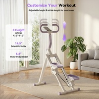 PINJIAN Appareil de fitness multifonctionnel pliable pour la maison, simulateur d'escalade stationnaire, machine d'escalade aérobie