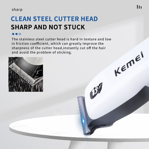 Cortadora de <span class=keywords><strong>Pelo</strong></span> Inalámbrica con Pantalla LED Eléctrica KM-PG232, <span class=keywords><strong>Máquina</strong></span> de <span class=keywords><strong>Cortar</strong></span> <span class=keywords><strong>Pelo</strong></span> <span class=keywords><strong>Profesional</strong></span> Recargable para Hombre, <span class=keywords><strong>Mejor</strong></span> Recortadora Inalámbrica - Product Image 2