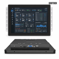 Moniteur tactile capacitif intégré de 7/10,1/13,3/15,6/21,5 pouces pour opérateur de ligne d'assemblage de véhicules