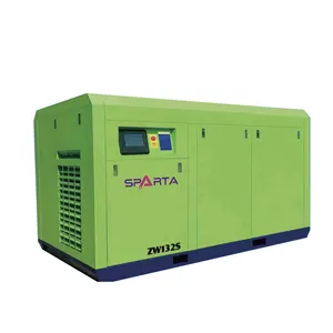 Compressore d'aria senza olio della fabbrica della cina compressori a vite silenziosi da 75 KW 10 Bar