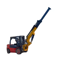 Grande vente : équipement de levage télescopique pour chariot élévateur de 1 à 5 tonnes, bras télescopique pour chariot élévateur, flèche avec fonction grue