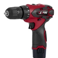 Perceuse-visseuse sans fil 12V, 2 vitesses, mandrin sans clé 10mm, couple 15Nm, 18 réglages de couple, batterie Li-ion, kit d'outils pour le bricolage à domicile