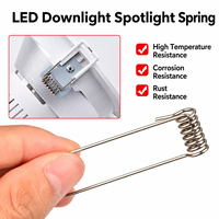 Clips de fixation à ressort en acier inoxydable pour spots encastrés, pinces de retenue à torsion pour panneaux LED