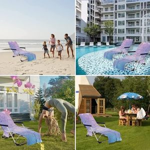 Custom Foldable Beach Outdoor <strong>Recliner</strong> Sun Lounger Microfiber Terry Quick Dry Pool Patio Lounge <strong>Chairs</strong> <strong>Cover</strong> - Product Image 6
