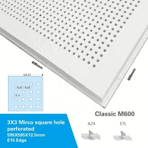 Plaques de <span class=keywords><strong>plâtre</strong></span> perforées décoratives en PVC pour <span class=keywords><strong>plafond</strong></span> 600x600mm – <span class=keywords><strong>Prix</strong></span> compétitif – Plaques de <span class=keywords><strong>plâtre</strong></span> pour cloisons sèches en promotion - Product Image 4