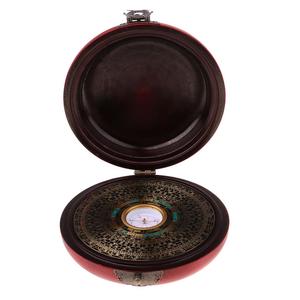 Vintage 5 pollici Feng Shui Luo Pan antica bussola geomantica con cassa in legno per cristalli di Feng Shui - Product Image 4