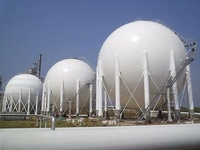 Tanque Esférico de GLP de Alta Presión de 2000-10000m³ con Certificación ASME Sección VIII Div.2, Diseño de 1.77MPa, Fabricación en Planta de Acero al Carbono