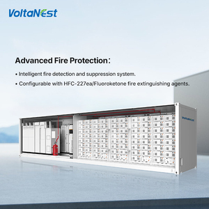 ระบบกักเก็บพลังงานแสงอาทิตย์แบบระบายความร้อนด้วยอากาศ Voltanest 500kw 1000kw 1mwh 2.4mwh แบบเสียบปลั๊กใช้งานได้ทันทีในตู้คอนเทนเนอร์ รุ่น Vn-c500/1000k-1.2/2.4m - Product Image 1