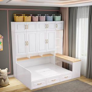 Combinazione Moderna e Semplice in Legno Massello per Arredamento della Cameretta dei Bambini - Armadi Disponibili a Prezzi Scontati - Product Image 5