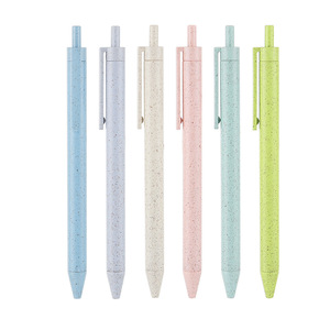 Wholesale Promotional Ballpoint <b>Pen</b> 1.0mm Retractable Custom Logo Banner <b>Pen</b> Plastic Printed <b>Multiple</b> <b>Colors</b> Black/Blue - Product Image 1