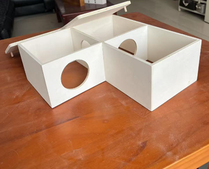 Wood Multi Chamber Hideout Maze <strong>Hamster</strong> Hideout Pets Woodland House Habitats For <strong>Hamster</strong> Gerbils Mice Lemmings - Product Image 3