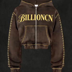 Women's Casual Hip Hop Sports Suit Hooded Sweatshirt Sleeveless Embroidered Pants Solid Knitting Autumn <b>Street</b> Style <b>One</b> Set New - Product Image 3