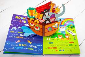 <span class=keywords><strong>Pop</strong></span>-<span class=keywords><strong>up</strong></span> Bible Stories Board Book Niños Libro Impresión 3D <span class=keywords><strong>Pop</strong></span> <span class=keywords><strong>Up</strong></span> Book para niños - Product Image 4
