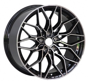 Venta Caliente, Rines Deportivos de Aleación Escalonados <span class=keywords><strong>Echo</strong></span> de 18, 19 y 20 Pulgadas, Color Negro con Acabado Mecanizado, para las Series <span class=keywords><strong>3</strong></span>/4/5/6/7 Flrocky - Product Image 1
