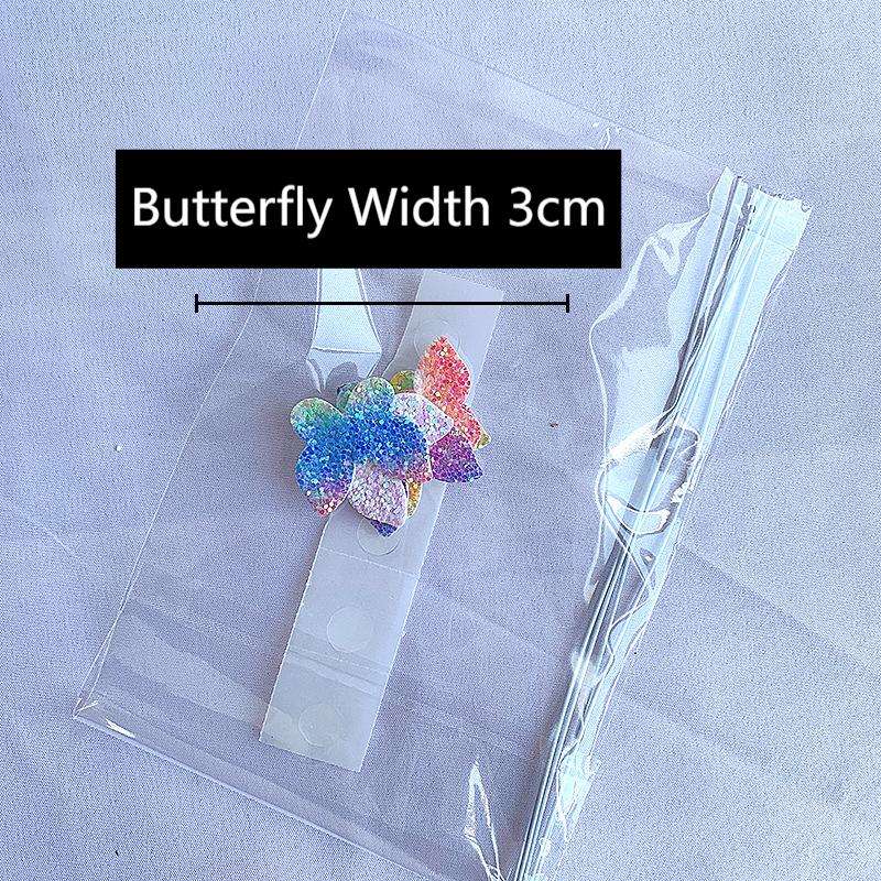 Random Color Wire Butterfly  5pcs