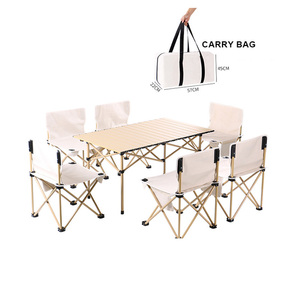 Silla Plegable Ligera para Playa, Picnic y Pesca, de Alta Calidad, para Exteriores, Juego de Mesa y Silla Plegable para Camping - Product Image 1