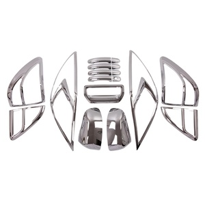 Kit de Carrocería Exterior XIANDONG de Plástico ABS para BT50 2012, Cubiertas para Manijas de Luces, Accesorios Decorativos Cromados para Automóviles - Product Image 1