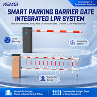 Barrière de circulation KMS avec lecteur RFID UHF longue portée et contrôle à distance via application mobile pour station de recharge de véhicules électriques et parking