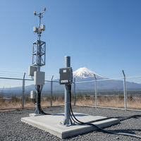 Radio ad hoc fixe extérieure haute puissance 20 watts IP65 avec réseau maillé IP, télécommande pour une communication sécurisée à longue portée