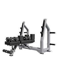 Banc de musculation pliable robuste multifonctionnel professionnel pour l'entraînement de la poitrine et support d'haltères