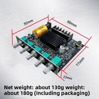 MT21 5.1 21 Kanal DSP Subwoofer Amfi Kartı, 2.1 Kanal Ses Güç Amplifikatörü Modülü, DC 12V, DIY Hoparlör Araç Ses Sistemi için